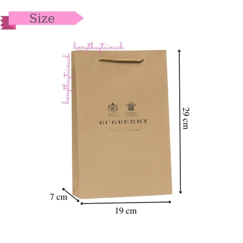Túi Giấy Bubberry Size Nhỏ 19cm