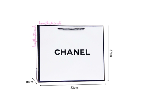 Túi Giấy X Trắng Size Trung 32cm