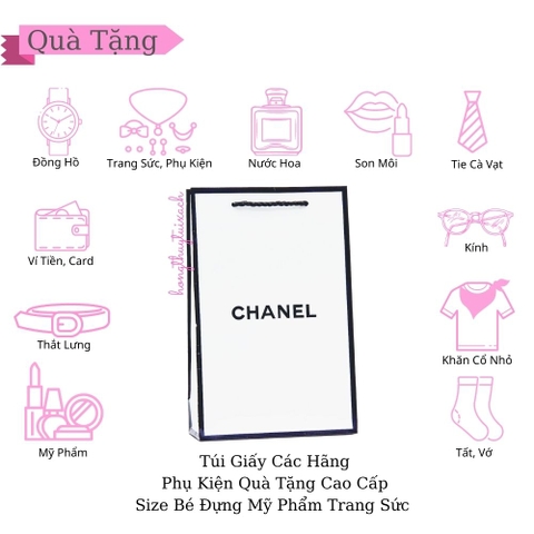 Túi Giấy X Trắng Size Nhỏ 19cm