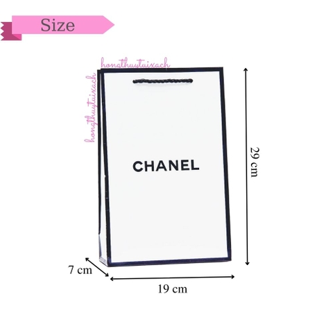 Túi Giấy X Trắng Size Nhỏ 19cm