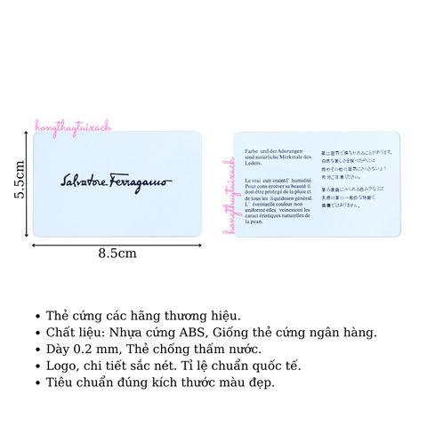 Thẻ SaLatore Card SaLatore