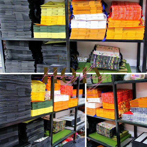 Túi Giấy G  Hoa Sen Size Trung 32cm