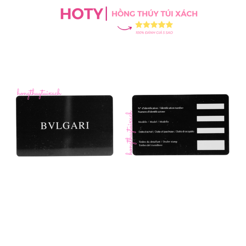 Thẻ Bvlgari Card Bvlgari