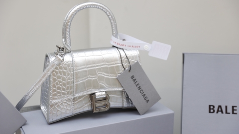 Túi Ba Size 23 Da Cá Sấu Super