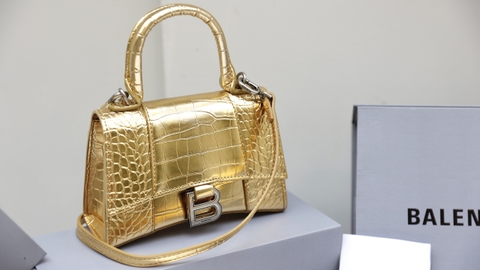 Túi Ba Size 23 Da Cá Sấu Super