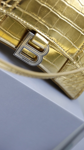 Túi Ba Size 23 Da Cá Sấu Super