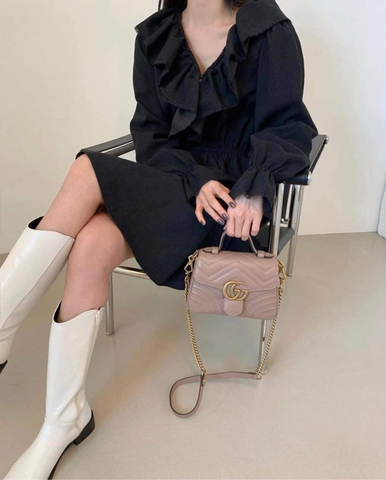 Túi G  Marmont Size 21 Top Handle Super 2Box