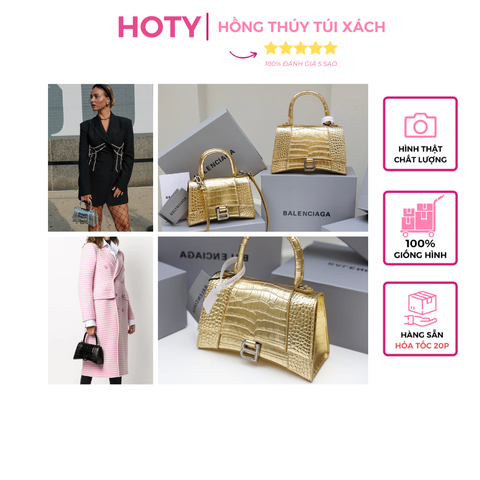 Túi Ba Size 23 Da Cá Sấu Super