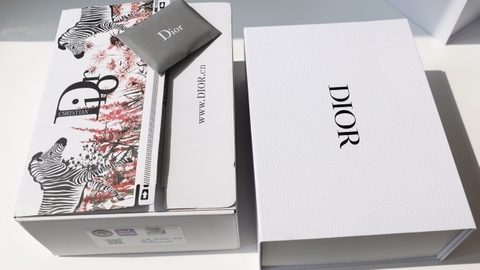 Túi Dior Lady Da Lì Khóa Vàng Size 17cm Có 2 Hộp