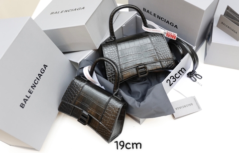 Túi Ba Size 19 Da Cá Sấu Super