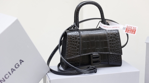 Túi Ba Size 23 Da Cá Sấu Super