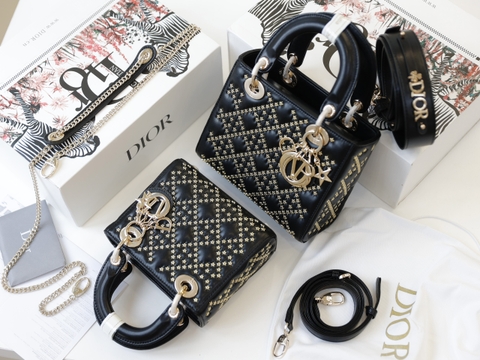 Túi Dior Laddy Đính Ngôi Sao SP Size 20cm Có 2 hộp