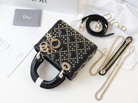 Túi Dior Laddy Đính Ngôi Sao SP Size 17cm Có 2 hộp