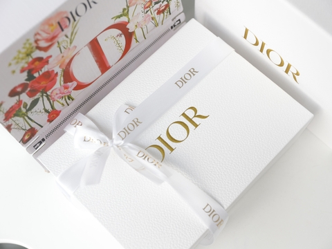 Túi Di Lady DJoy Ngang Da Lì Khóa Cùng Màu Size 22cm Có 2 hộp