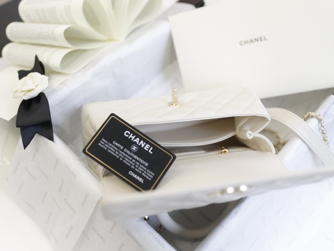Túi xách X Coco Da Sần Khóa Vàng Size 23cm Có 2 hộp