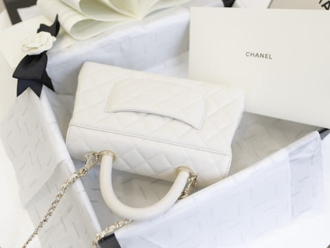 Túi xách X Coco Da Sần Khóa Vàng Size 23cm Có 2 hộp
