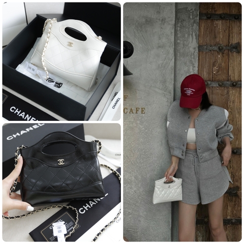 Túi xách X C31 Hobo Da Lì Size 21Cm Có 2 hộp