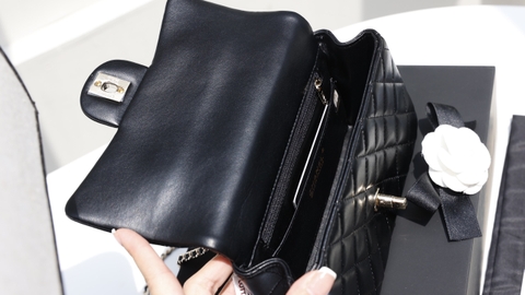 Túi X Top Handle quai da Size 20cm Có 2 hộp