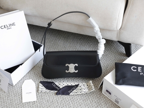 Túi Celine Triomphe Kẹp Nạch Khóa Bạc