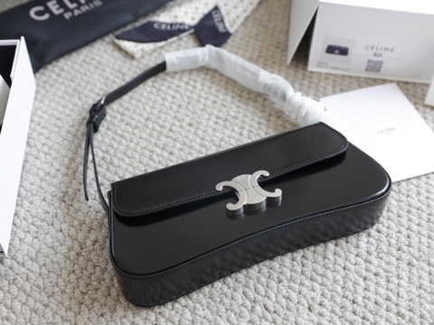 Túi Celine Triomphe Kẹp Nạch Khóa Bạc