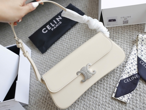 Túi Celine Triomphe Kẹp Nạch Khóa Bạc