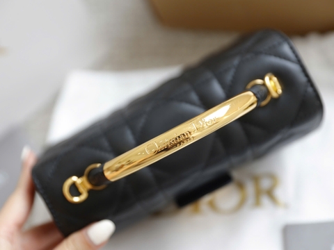 Túi Di Ange Caro Quai Sắt Khóa Ngọc Size 20cm 4401