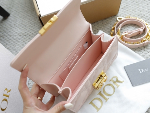 Túi Di Ange Caro Quai Sắt Khóa Ngọc Size 20cm 4401