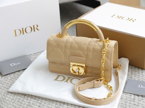 Túi Di Ange Caro Quai Sắt Khóa Ngọc Size 20cm 4401