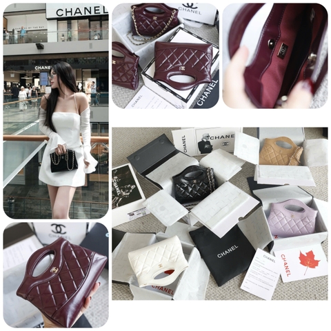 Túi xách X C31 Hobo Da Lì Size 21Cm Có 2 hộp