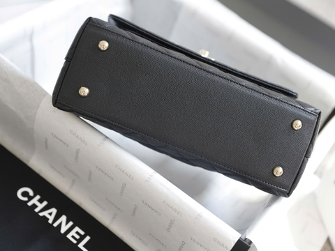 Túi xách X Coco Da Sần Khóa Vàng Size 23cm Có 2 hộp