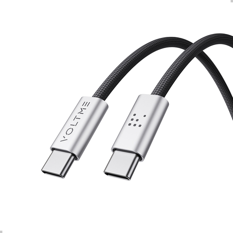 Cáp Sạc Nhanh Voltme Powerlink iVox Type-C to Type-C 100w, 120cm cap-sac-nhanh-voltme-powerlink-ivox-c-to-c-100w-120cm-bao-hanh-24-thang