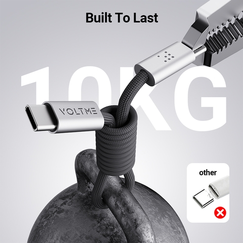 Cáp Sạc Nhanh Voltme Powerlink iVox Type-C to Type-C 100w, 120cm cap-sac-nhanh-voltme-powerlink-ivox-c-to-c-100w-120cm-bao-hanh-24-thang