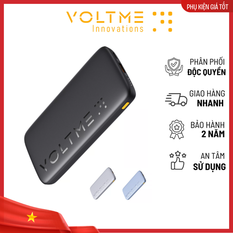 Pin Sạc Dự Phòng Siêu Mỏng Voltme Hypercore 10K Essential 22.5W 10.000mAh sac-du-phong-voltme-hypercore-10k-essential-22-5w