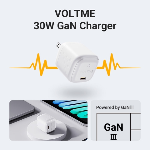 Bộ Sạc Nhanh Voltme Revo 30 Mini 2 - Cốc Sạc Nhanh, Dây Sạc Nhanh voltme-bo-sac-nhanh-voltme-revo-30-mini-2