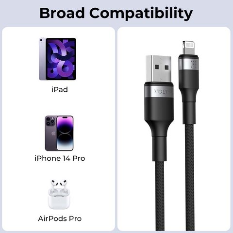 Cáp Sạc Nhanh Voltme Powerlink iRex USB to Lightning voltme-cap-sac-nhanh-voltme-powerlink-irex-usb-to-lightning-voltmevietnam.vn-chinh-hang-bao-hanh-24-thang-lightning