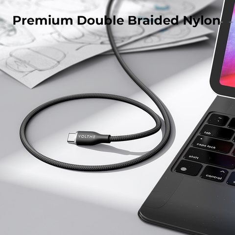 Cáp Sạc Nhanh Powerlink Rugg Type C to Type C 3.3f (3A) voltme-cap-sac-nhanh-voltme-powerlink-rugg-ctc-3-3f-3a-voltmevietnam.vn