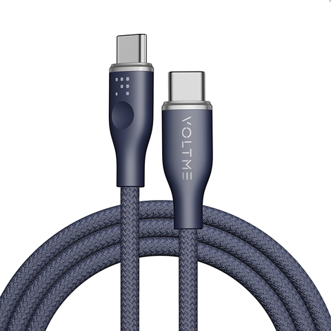 Cáp Sạc Nhanh Powerlink Rugg Type C to Type C 3.3f (3A) voltme-cap-sac-nhanh-voltme-powerlink-rugg-ctc-3-3f-3a-voltmevietnam.vn-mau-xanh