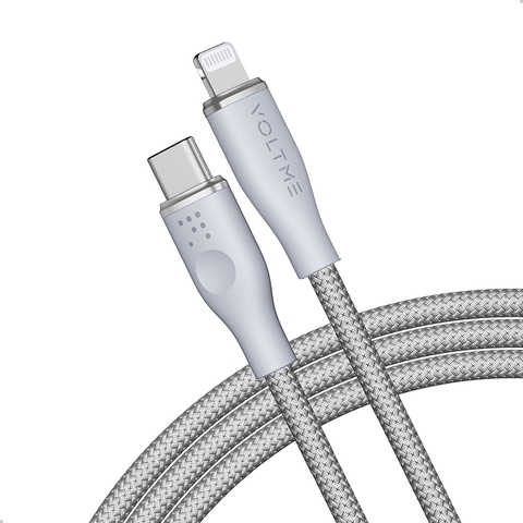 Cáp Sạc Nhanh Voltme Powerlink Rugg Type-C to Lightning 4.0f (3A) 