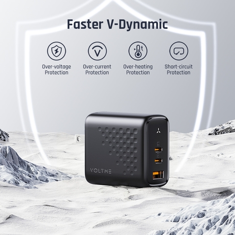 Cốc Sạc Nhanh Voltme 3in1 Revo 67W Power Delivery (2 Type-C, 1 USB) voltme-coc-sac-nhanh-voltme-3in1-revo-67w-power-delivery-2-type-c-1-usb-voltmevietnam.vn