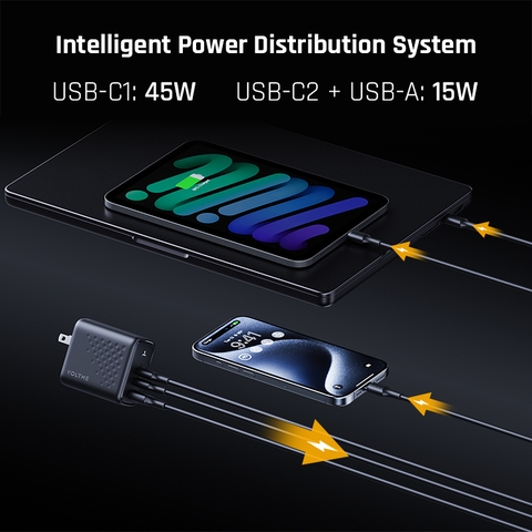 Cốc Sạc Nhanh Voltme 3in1 Revo 67W Power Delivery (2 Type-C, 1 USB) voltme-coc-sac-nhanh-voltme-3in1-revo-67w-power-delivery-2-type-c-1-usb-voltmevietnam.vn