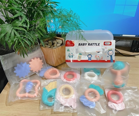 Hộp gặm nướu Baby Rattle 10 món