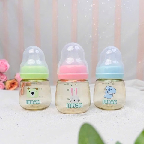 Bình sữa PPSU cổ hẹp Jubon cho bé 80ml