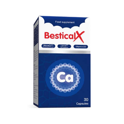 Canxi sinh học Bestical X dạng viên cho bé 8Y+