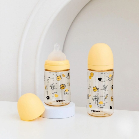 Bình sữa UBmom họa tiết balo vàng