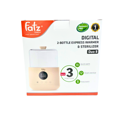 Máy hâm sữa và tiệt trùng điện tử 2 bình Duo 8 FB3062SJ - Fatz