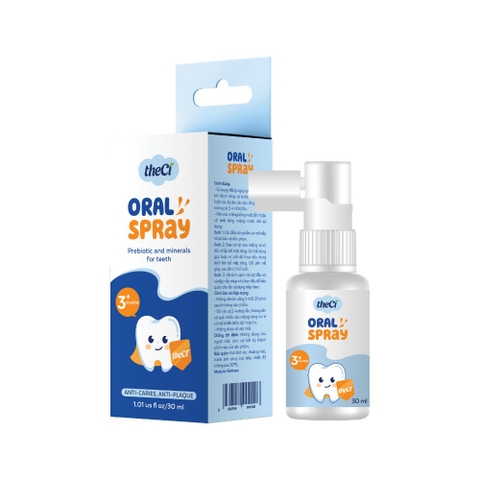 Xịt răng miệng chống sâu răng theCi cho bé 3M+ (30ml)
