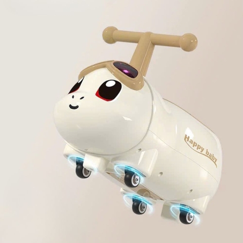 Xe chòi chân Happy Baby hình Rùa đeo kính cho bé