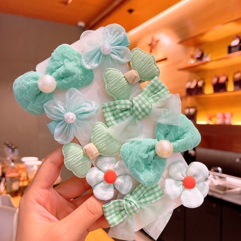Vỉ kẹp tóc 10ct dễ thương cho bé