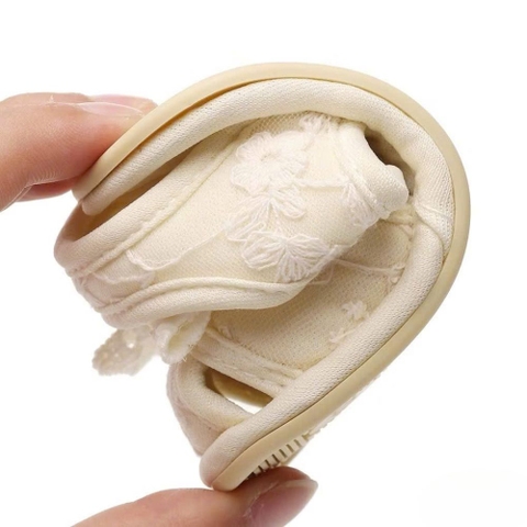Sandal công chúa tập đi đế mềm chống trượt cho bé gái