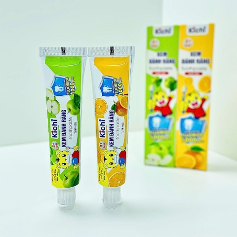 Kem đánh răng cho bé Kichilachi 2Y+ (45gr)